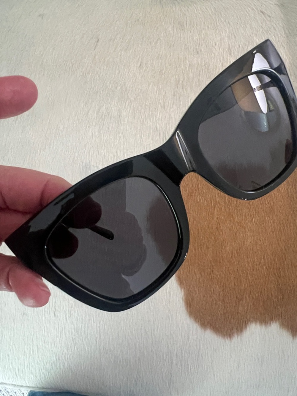 Z Supply EVERYDAY Black Oversized Cat-Eye Sunglasses